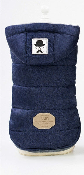 Dog Clothes Winter Warm Pet Dog Jacket Coat Puppy Chihuahua Clothing Hoodies For Small Medium Dogs Puppy Yorkshire Outfit S-XXL