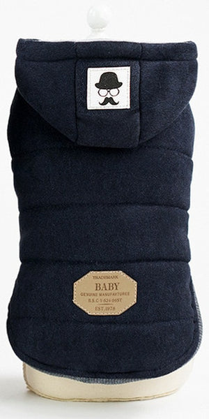 Dog Clothes Winter Warm Pet Dog Jacket Coat Puppy Chihuahua Clothing Hoodies For Small Medium Dogs Puppy Yorkshire Outfit S-XXL