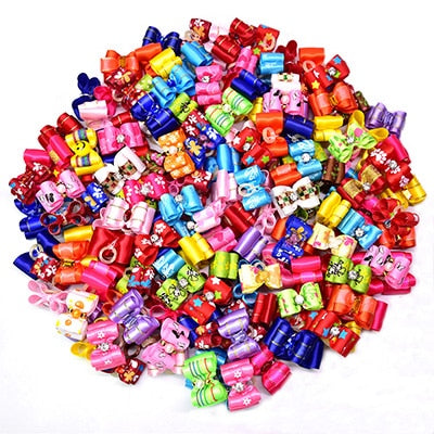 20PCS Christmas Dog Hair Bows for Puppy Yorkshirk Small Dogs Hair Accessories Grooming Bows Halloween Dog Bows Pet Supplies