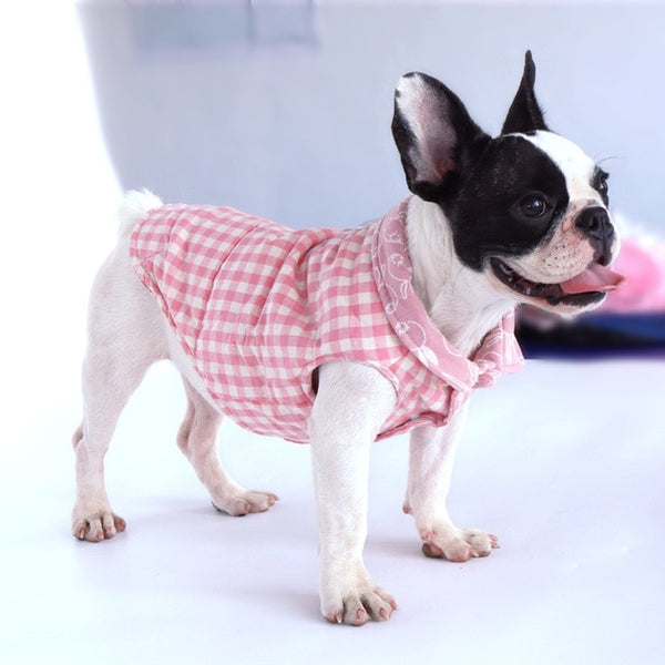 Print French Bulldog Clothes Small Dog Pet Clothes Product Pink Chihuahua Clothing Costume for Small Dogs Puppy Girl Dog Coat