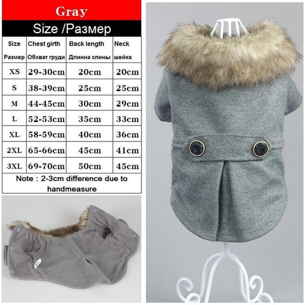 Various Luxury Winter Dog Coat Warm Princess Pet Dog Dress Coat Pet Overalls Winter Dog Clothes Clothing for Dogs Small Pet