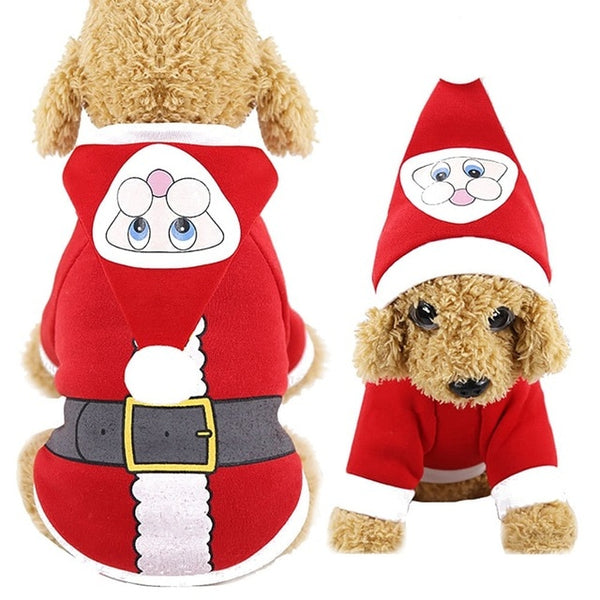 Christmas Dog Clothes Warm Winter Samll Dog Jacket Halloween Costume Puppy Pet Dog Coat Yorkies Chihuahua Clothing Outfit