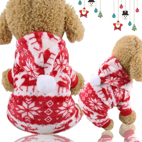 Christmas Dog Clothes Warm Winter Samll Dog Jacket Halloween Costume Puppy Pet Dog Coat Yorkies Chihuahua Clothing Outfit