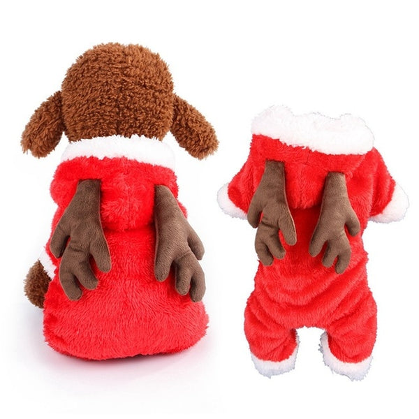 Christmas Dog Clothes Warm Winter Samll Dog Jacket Halloween Costume Puppy Pet Dog Coat Yorkies Chihuahua Clothing Outfit